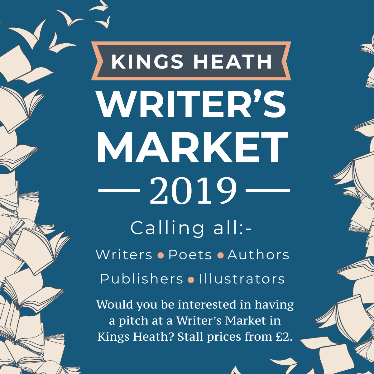 Kings Heath Writer's Market 2019 Enjoy Kings Heath